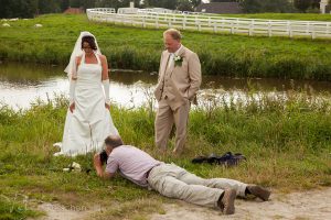 Fotograferen van het bruidsboeket